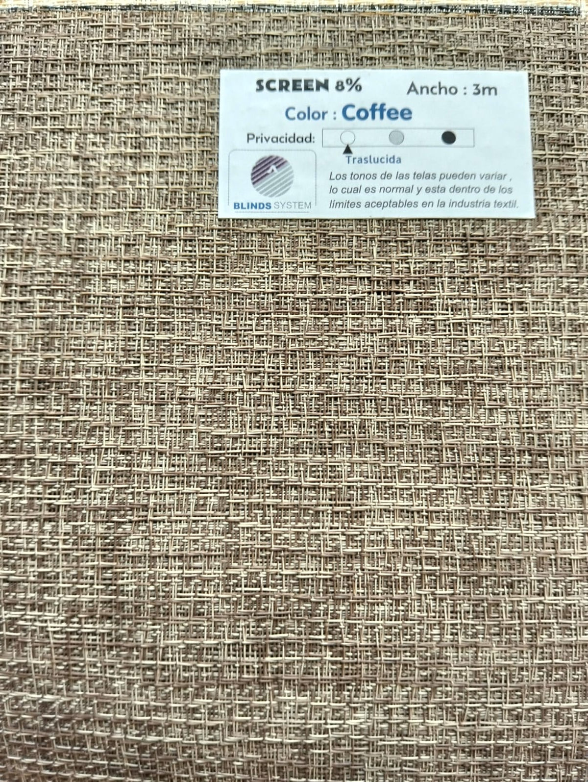 Persiana Screen 8%