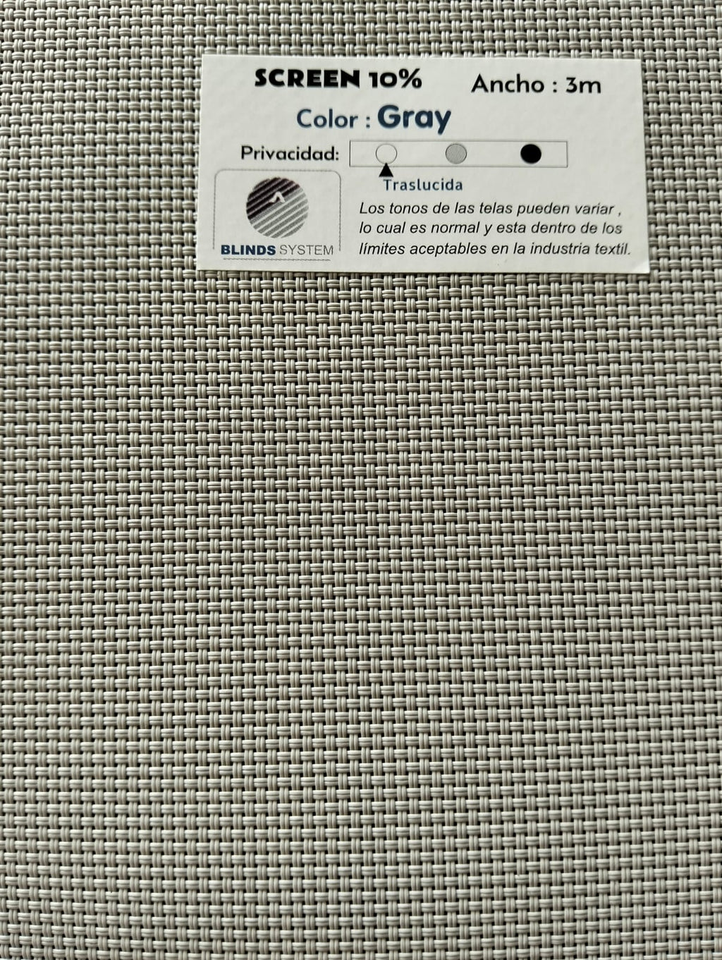 Persiana Screen 10%