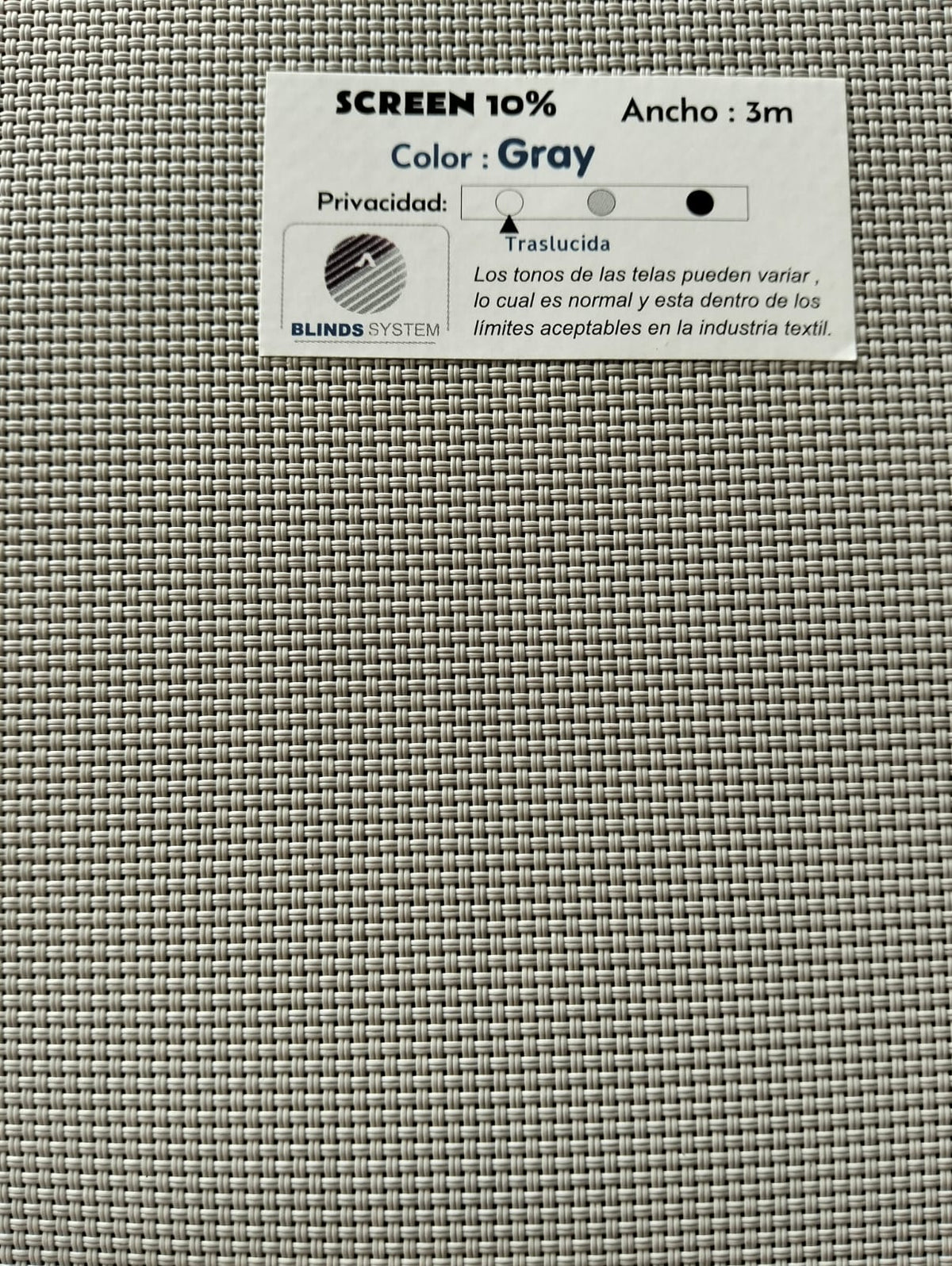Persiana Screen 10%