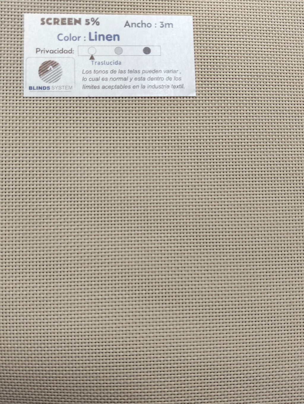 Persiana Screen 5%