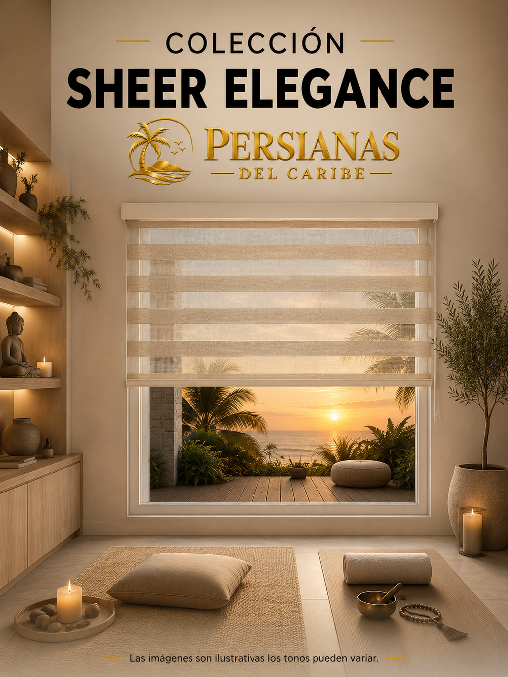 Colección Sheer Elegance – Persianas del Caribe
