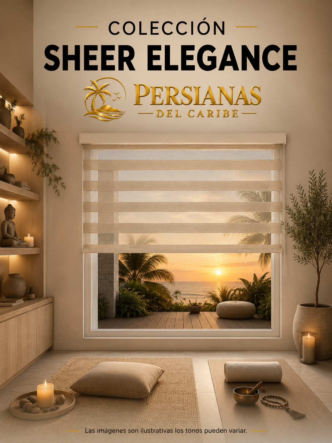 Colección Sheer Elegance – Persianas del Caribe