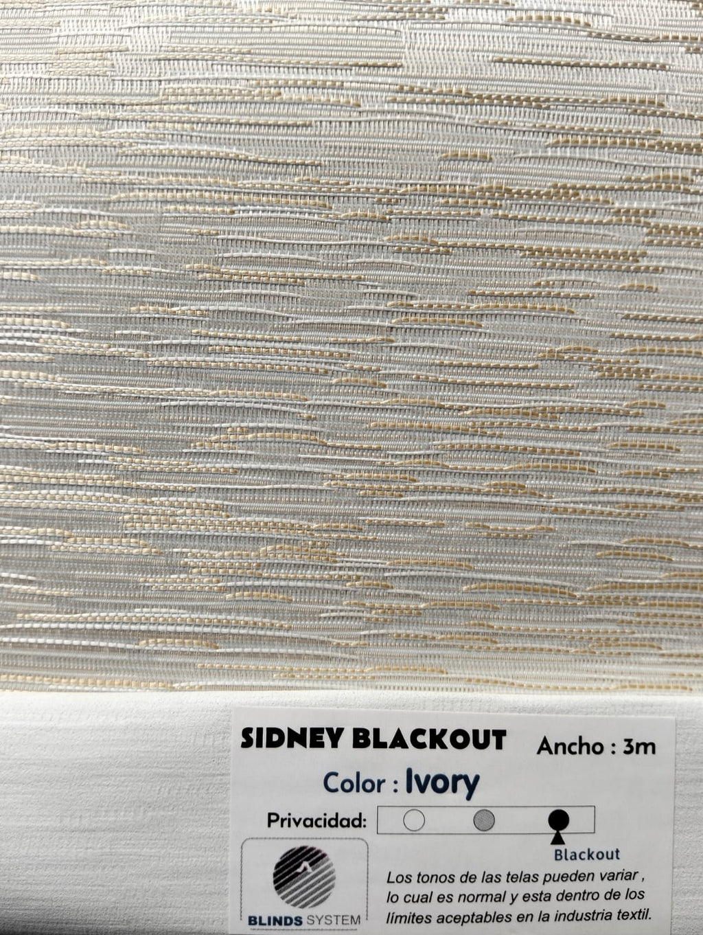 Persiana Sidney Blackout