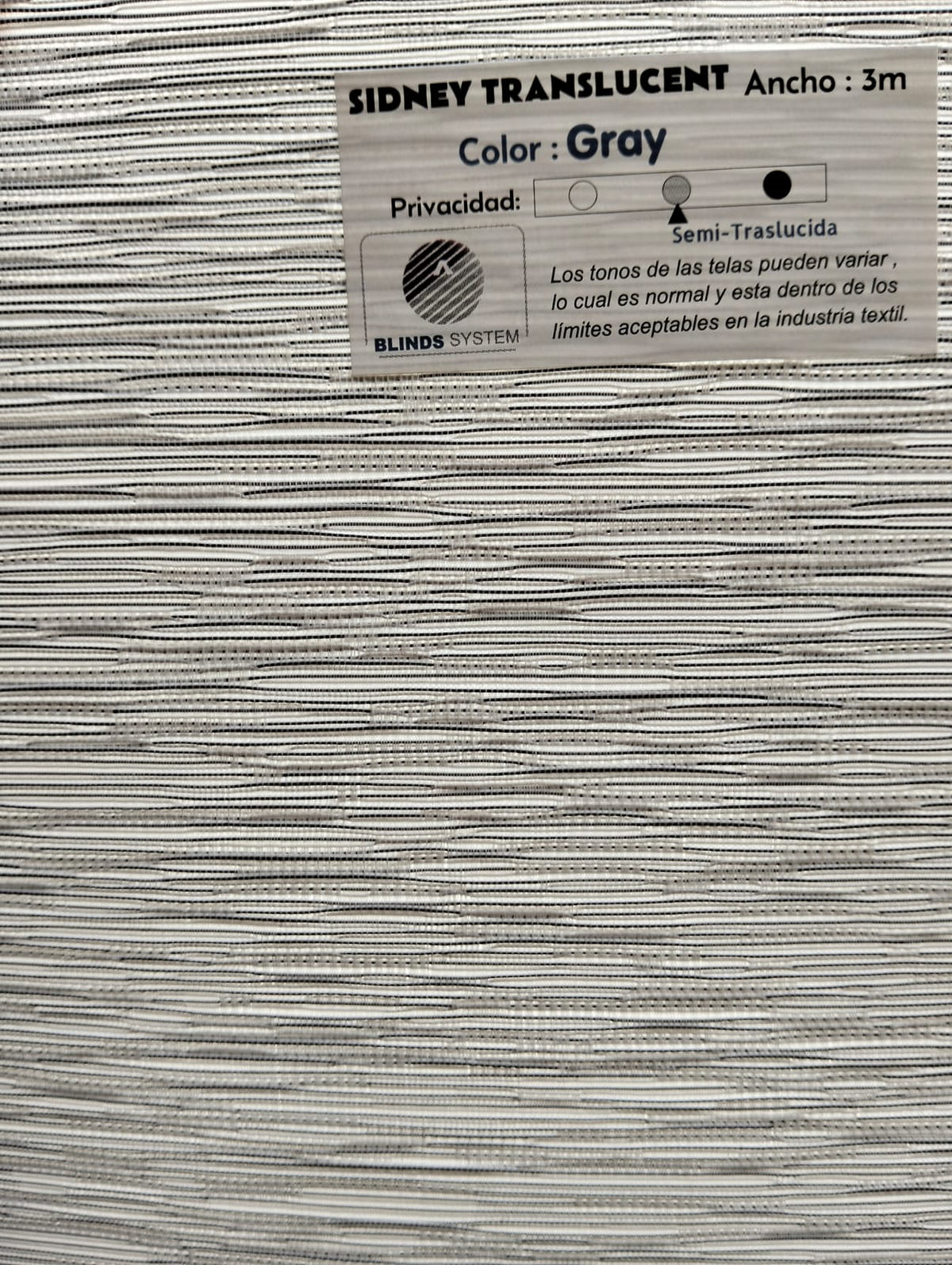 Persiana Sidney Translucent
