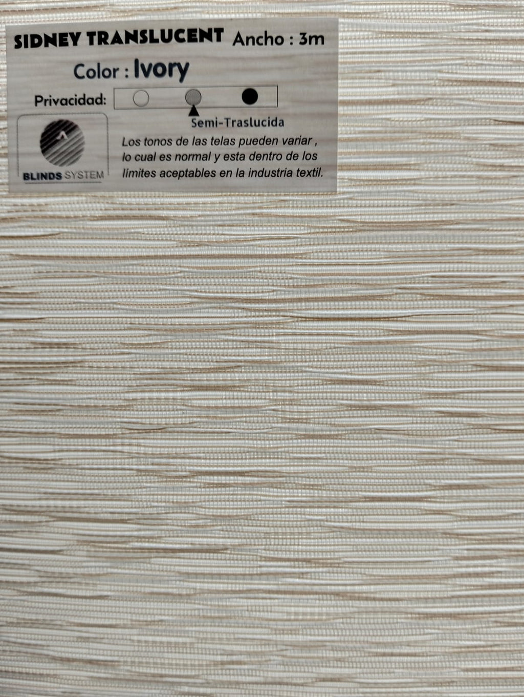 Persiana Sidney Translucent