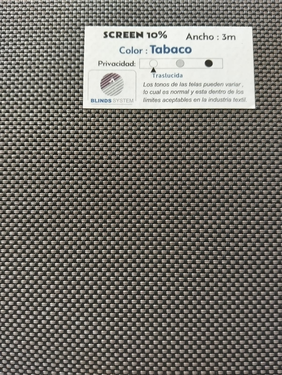 Persiana Screen 10%