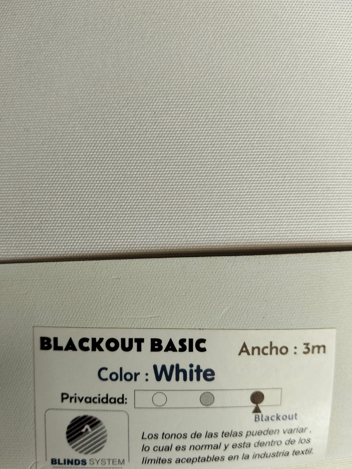 Persiana Blackout Basic