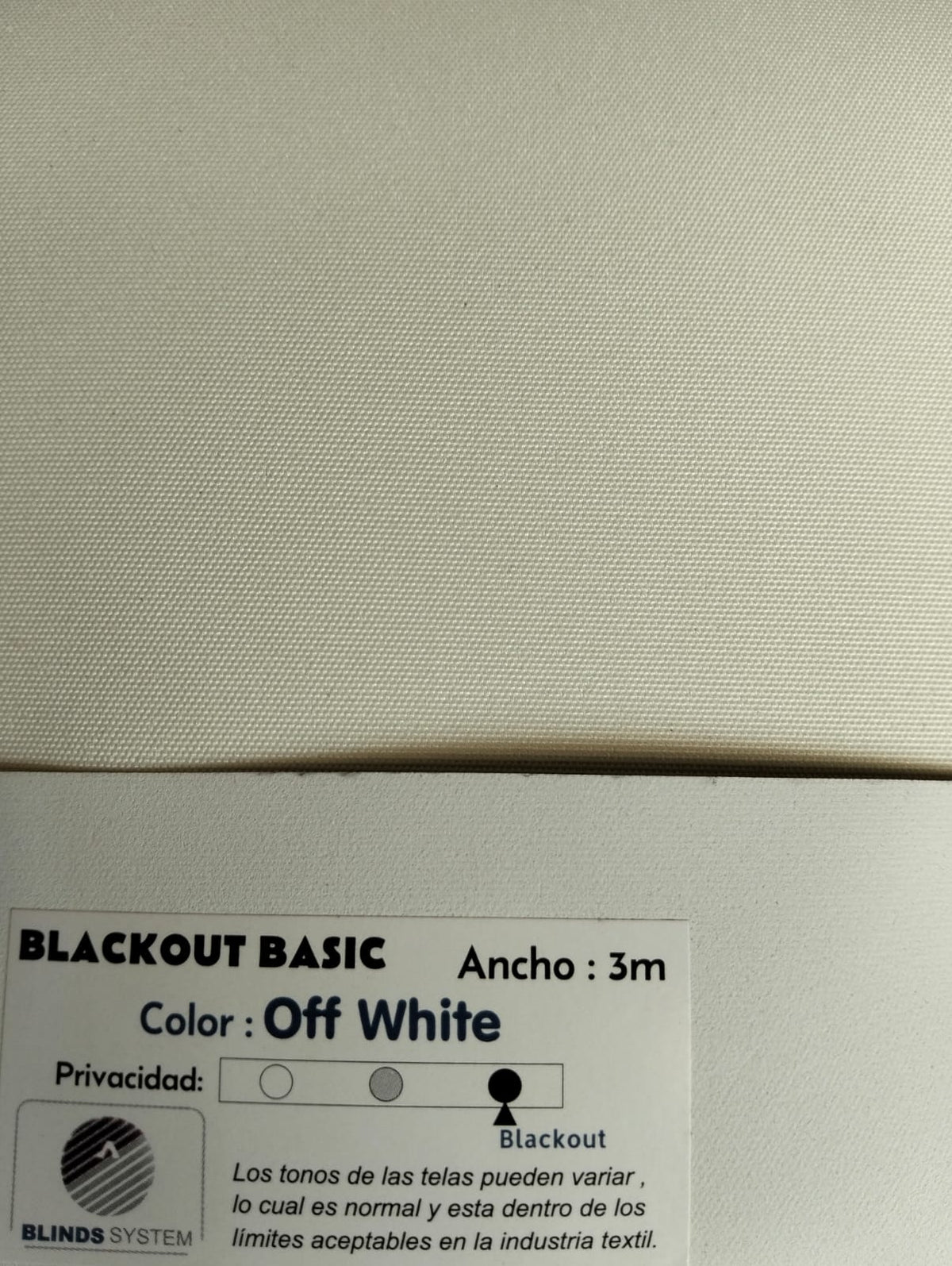 Persiana Blackout Basic
