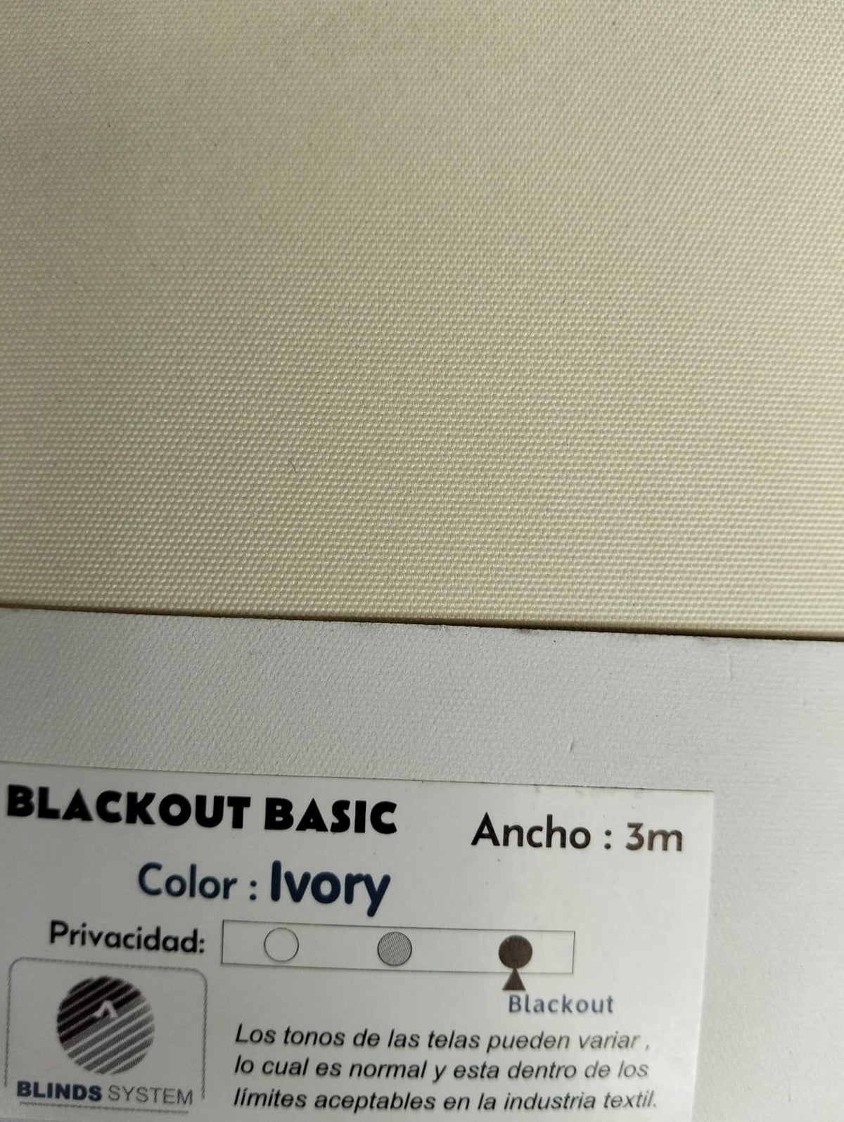 Persiana Blackout Basic
