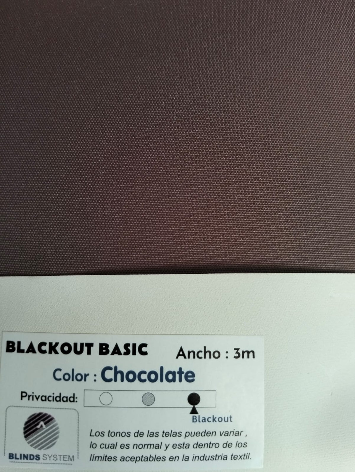 Persiana Blackout Basic