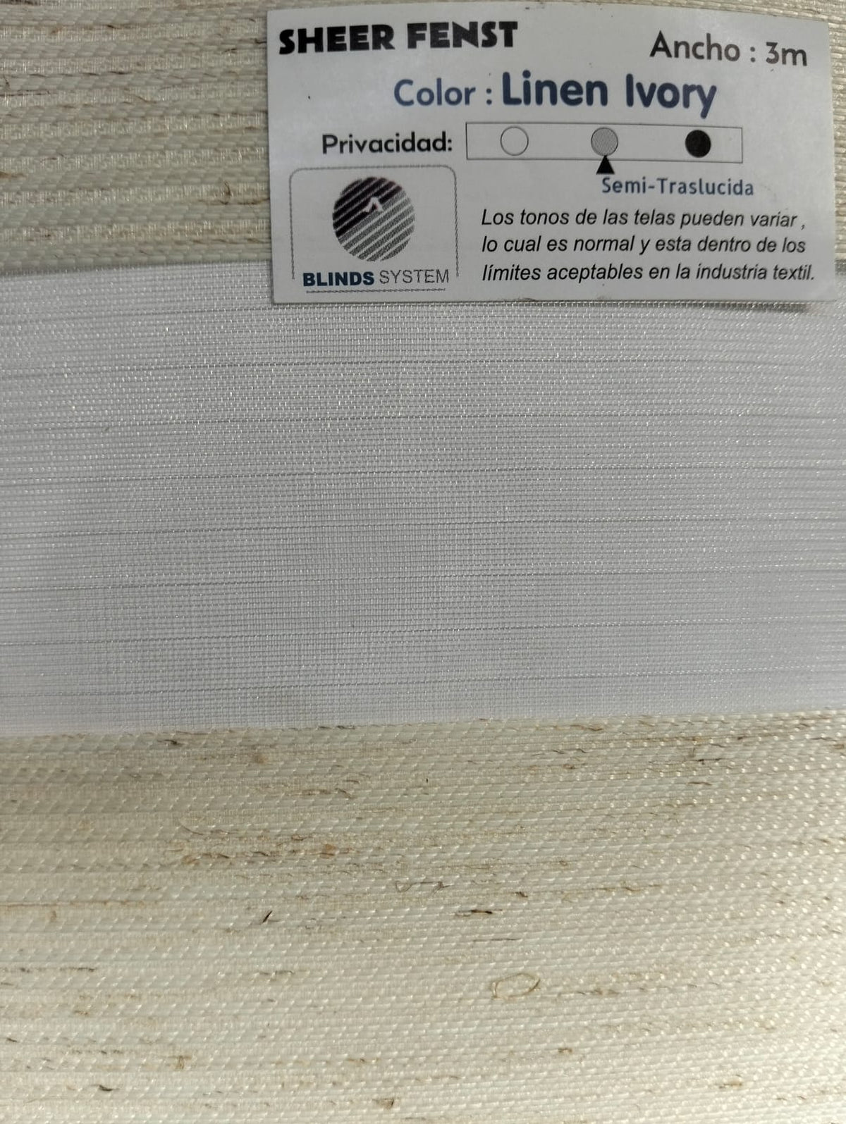 Persiana Sheer Fenst