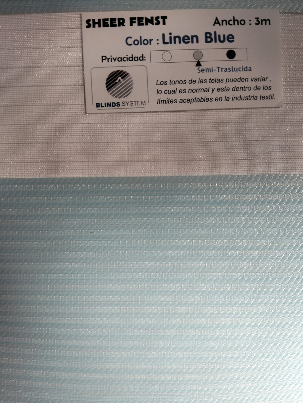 Persiana Sheer Fenst