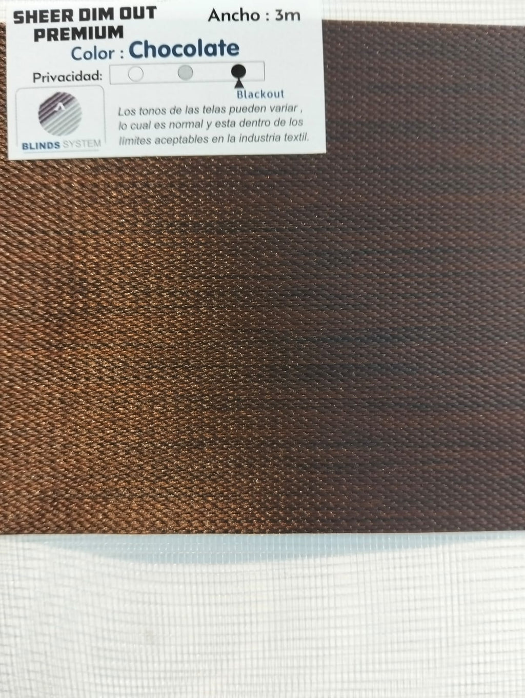 Persiana Sheer Dim Out Premium
