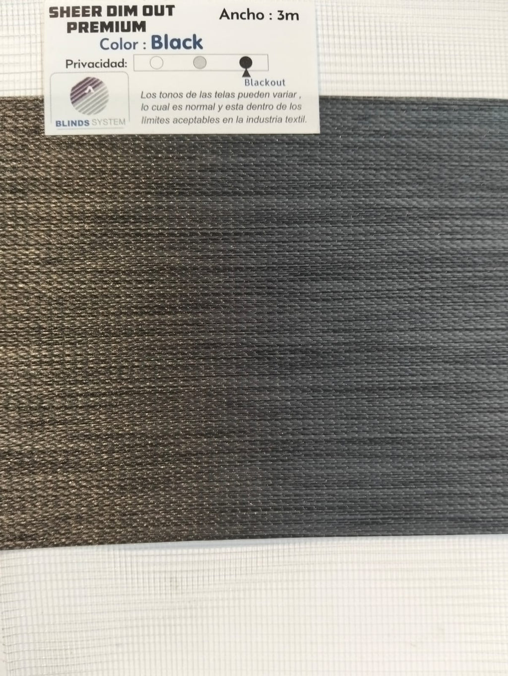 Persiana Sheer Dim Out Premium