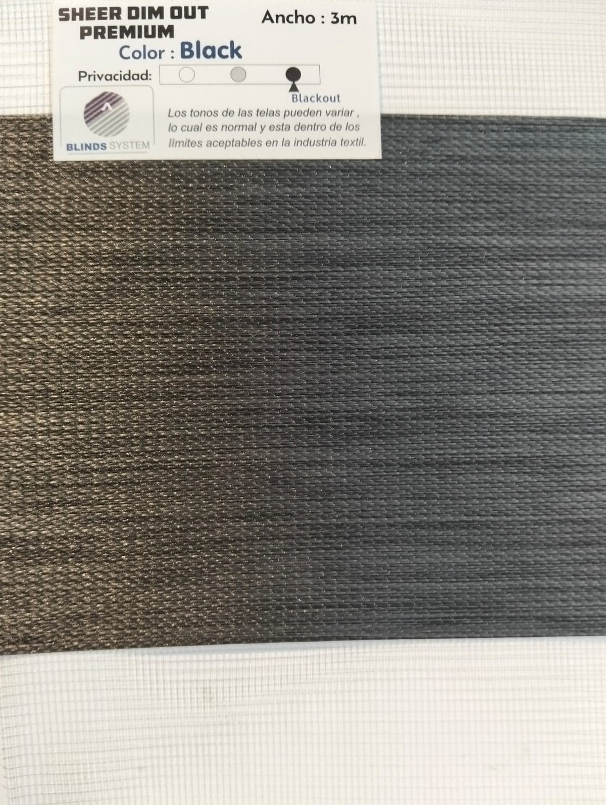 Persiana Sheer Dim Out Premium