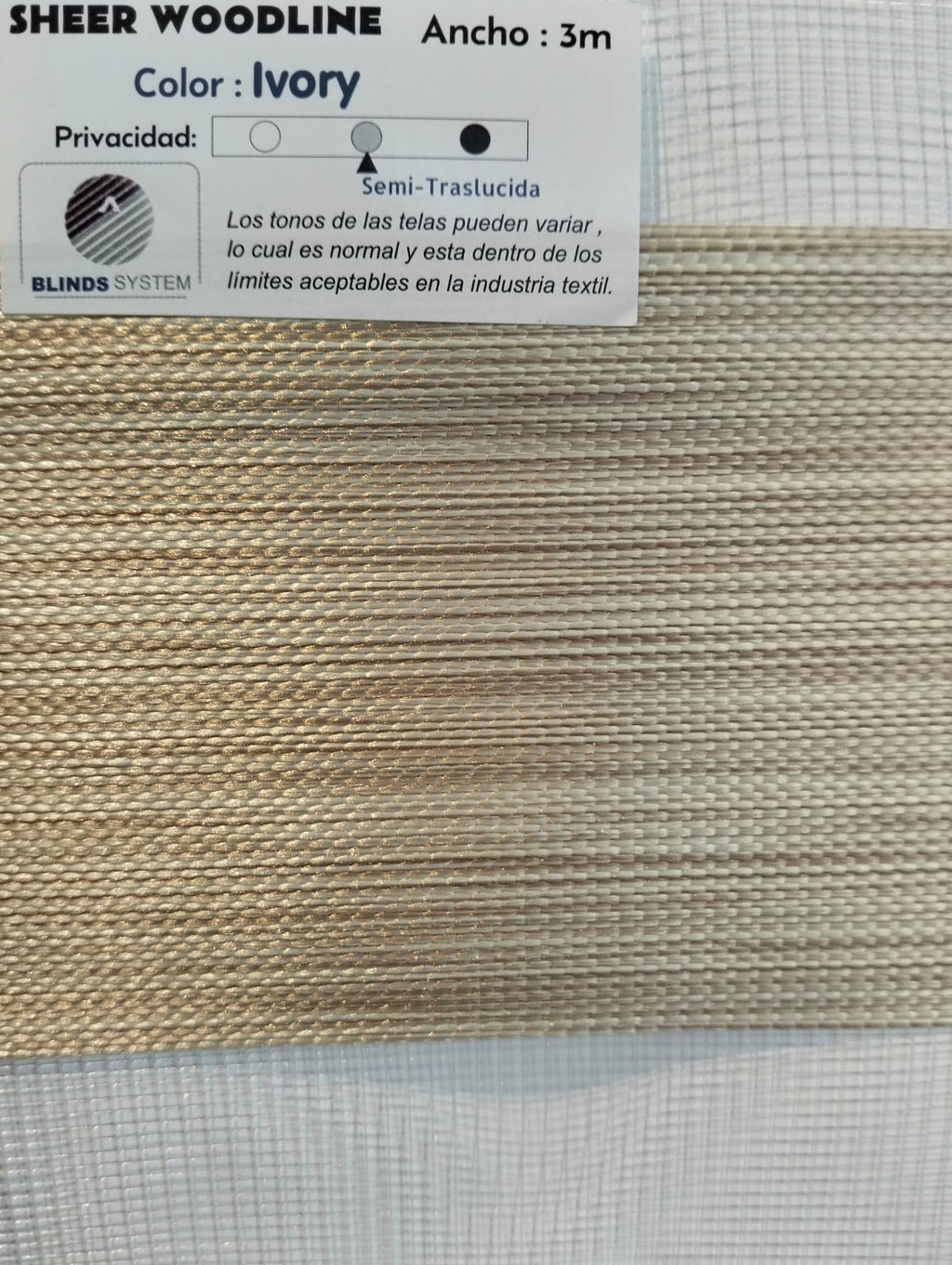 Persiana Sheer Woodline