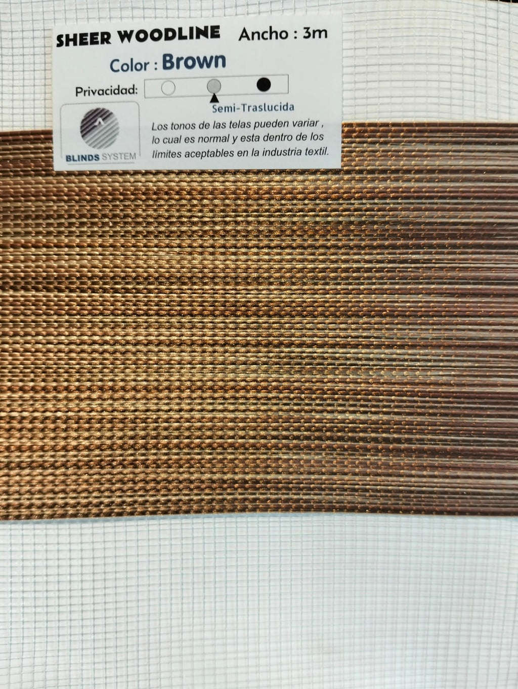 Persiana Sheer Woodline