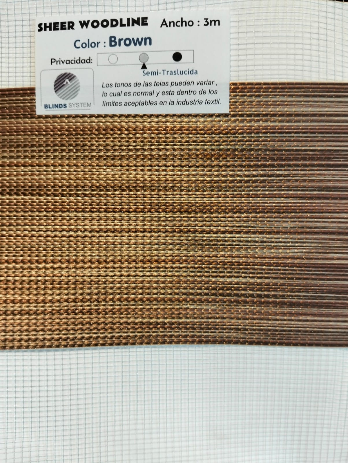 Persiana Sheer Woodline