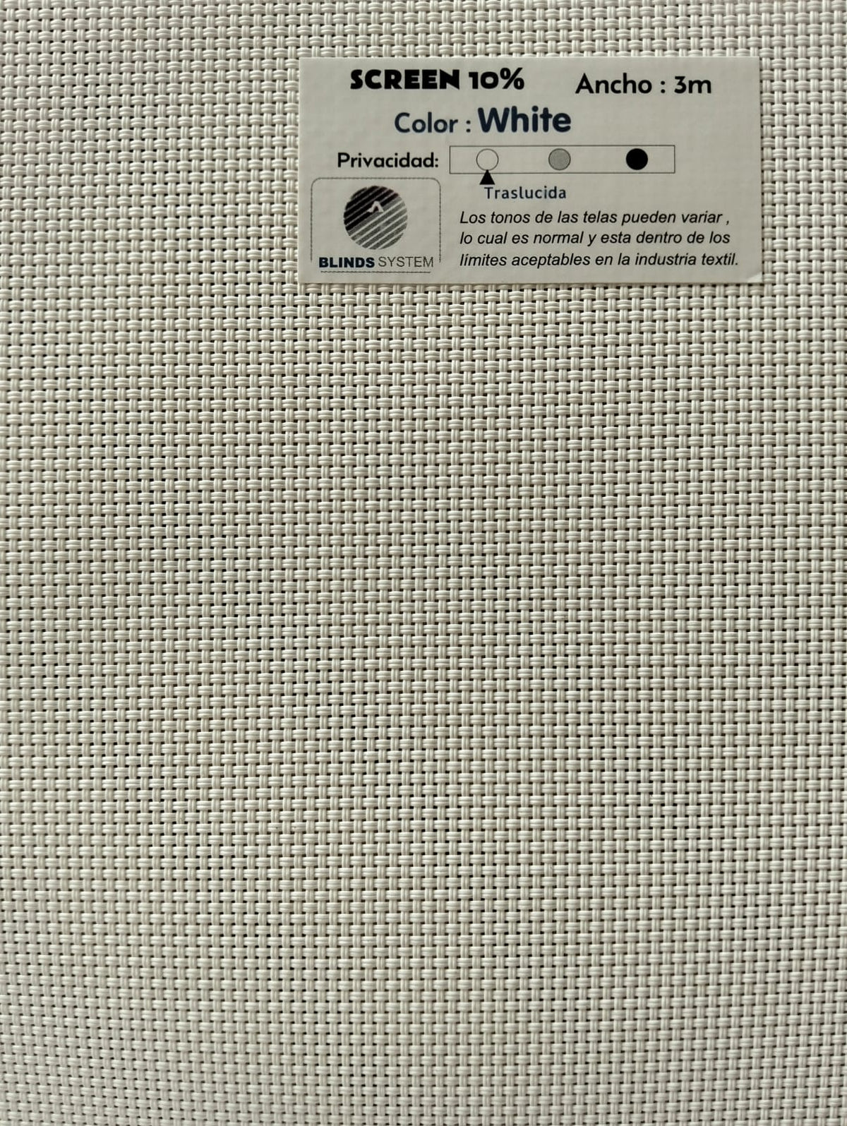 Persiana Screen 10%