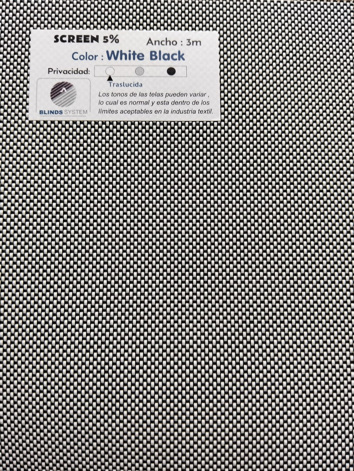Persiana Screen 5%