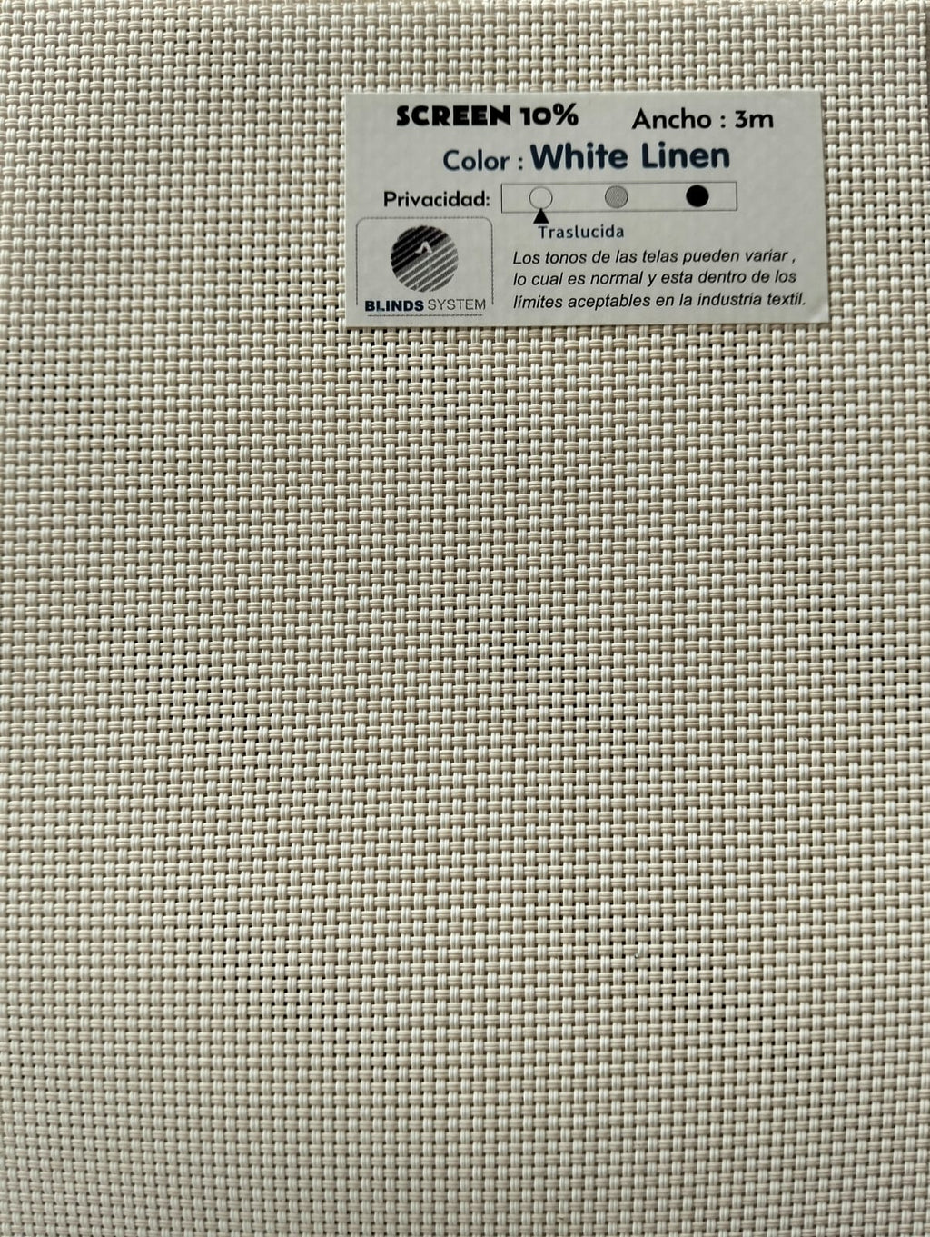 Persiana Screen 10%