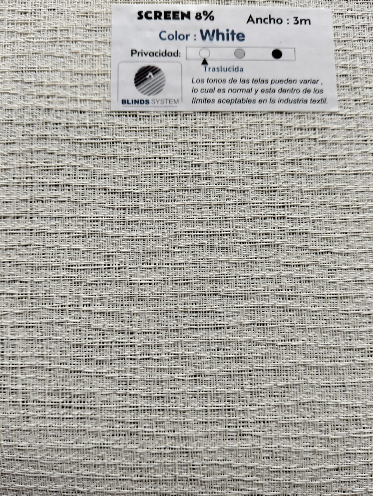 Persiana Screen 8%